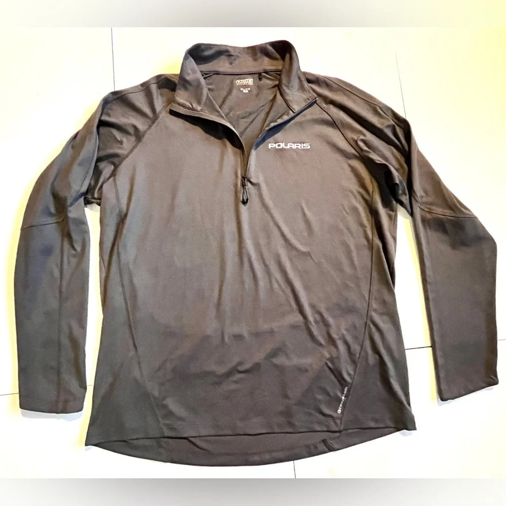 Polaris OGIO Endurance Men’s Gray Quarter Zip Long Sleeve Pullover Size 2XL - Picture 11 of 16